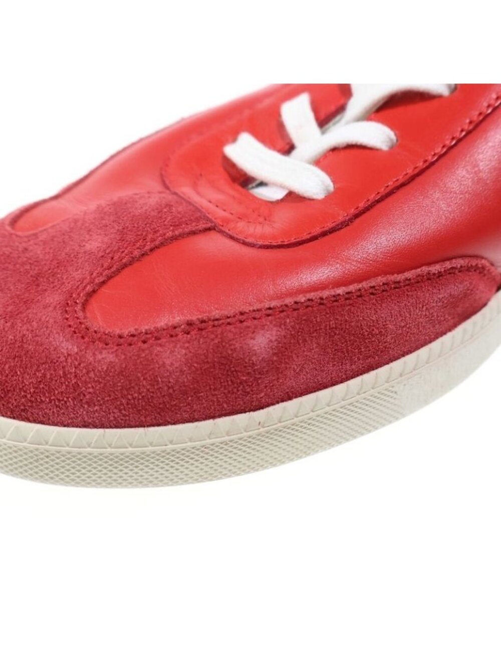 Dior German Trainer Low Cut Leather Sneakers Red - Picture 6 of 6